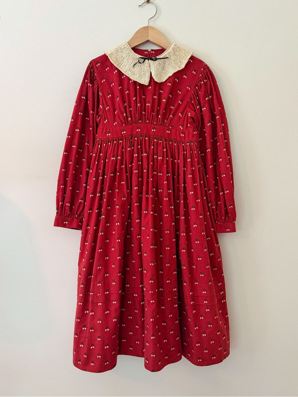 RARE HSA EUC Pleasant Company Kirsten American Girl Doll Matching School Dress